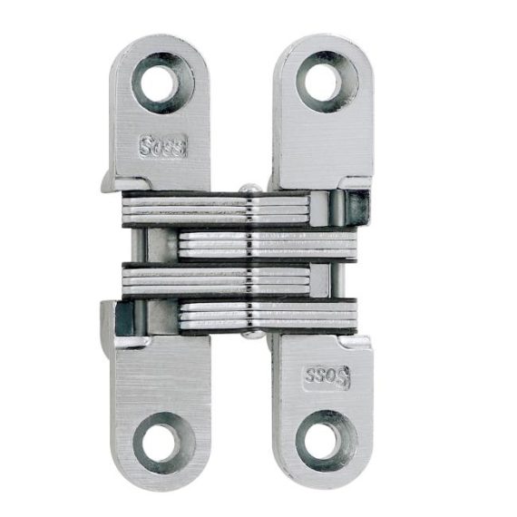 Cabinet Hinges | 2-3/8″ (60mm)H Invisible Hinge, Medium Duty, 3/4″ Min. Material Thickness – PAIR Cabinet Hinges Black/Brass-Antique/Brass-Polished/Brass-Satin/Chrome-Polished/Chrome-Satin/Nickel-Polished/Nickel-Satin/Oil Rubbed Bronze/White