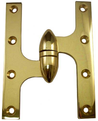 Cabinet Hinges | 6″ (152mm) x 4-1/2″ (114mm) Olive Knuckle Hinge Cabinet Hinges Black-Matte/Brass-Antique/Brass-Polished/Brass-Polished - Lifetime/Brass-Unlacquered/Bronze-Oil Rubbed/Chrome-Polished/Chrome-Satin/Nickel-Antique/Nickel-Satin