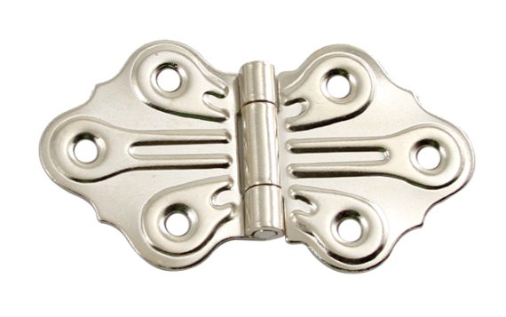 Cabinet Hinges | Flush Mount Non-Self Closing Cabinet Hinge – PAIR (Polished Nickel) Cabinet Hinges Cabinet Hinges