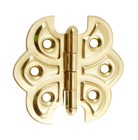 Cabinet Hinges | Flush Mount Non-Self Closing Cabinet Hinge – PAIR (Unlacquered Polished Brass) Cabinet Hinges Cabinet Hinges