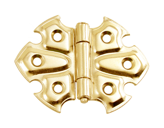 Cabinet Hinges | Flush Mount Non-Self Closing Cabinet Hinge – PAIR (Unlacquered Polished Brass) Cabinet Hinges Cabinet Hinges