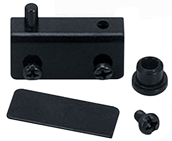 Cabinet Hinges | Glass Door Pivot Hinge – For 3/16″-1/4″ (4-6mm) Glass Thickness – PAIR (Black) Cabinet Hinges Cabinet Hinges