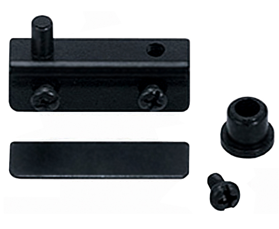 Cabinet Hinges | Glass Door Pivot Hinge – For 3/16″-1/4″ (4-6mm) Glass Thickness – PAIR (Black) Cabinet Hinges Cabinet Hinges