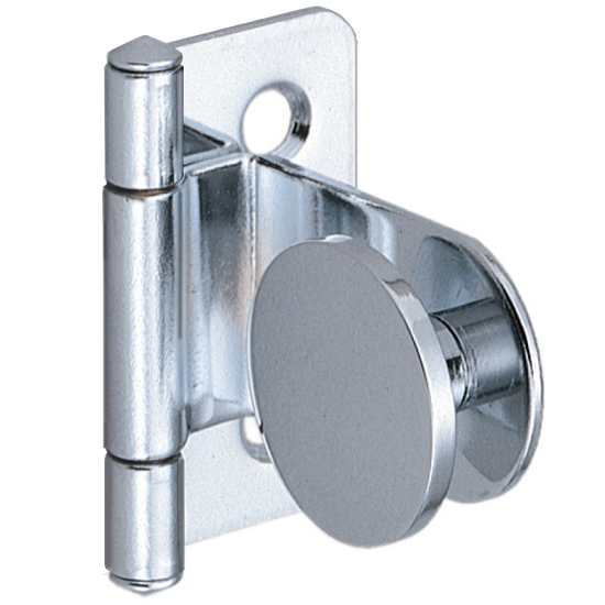 Cabinet Hinges | Inset Partial Wrap Non-Self Closing Glass Door Hinge – EACH (Polished Chrome) Cabinet Hinges Cabinet Hinges