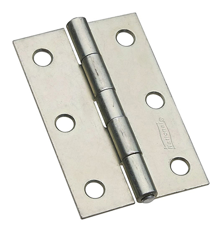 Cabinet Hinges | National V518 3″ (76mm)H x 2″ (51mm)W Non-Removable Pin Utility Hinge – PAIR (Zinc Plated) Cabinet Hinges Cabinet Hinges