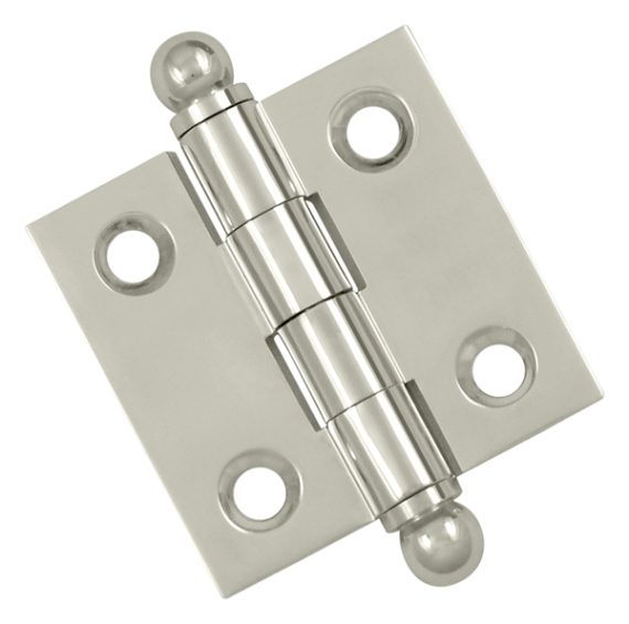 Cabinet Hinges | Solid Brass 1-1/2″ (38mm) x 1-1/2″ (38mm) Flush/Full Inset Non-Self Closing Ball Tip Cabinet Hinge Cabinet Hinges Brass-Antique/Brass-Polished/Brass-Polished - Lifetime/Brass-Unlacquered/Bronze-Oil Rubbed/Chrome-Polished/Chrome-Satin/Nickel-Antique/Nickel-Polished/Nickel-Satin