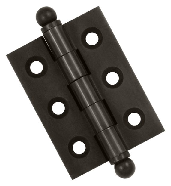 Cabinet Hinges | Solid Brass 2″ (51mm) x 1-1/2″ (38mm) Flush/Full Inset Non-Self Closing Ball Tip Cabinet Hinge Cabinet Hinges Brass-Antique/Brass-Polished/Brass-Polished - Lifetime/Brass-Unlacquered/Bronze-Oil Rubbed/Chrome-Polished/Chrome-Satin/Nickel-Antique/Nickel-Polished/Nickel-Satin