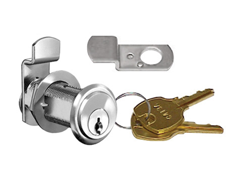 Cabinet Locks | National 1-3/4″ Pin Tumbler Cylinder Cam Lock with Keyed Options (Dull Chrome) Cabinet Locks Cabinet Locks