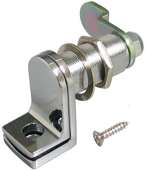 Cabinet Locks | Padlockable Cam Cabinet Lock Hasp – EACH (Polished Chrome) Cabinet Locks Cabinet Locks