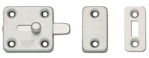 Catches, Latches & Bumpers | 304 Stainless Steel 1-3/8″ (35mm) Slide Bolt (Satin) Catches, Latches & Bumpers Catches, Latches & Bumpers