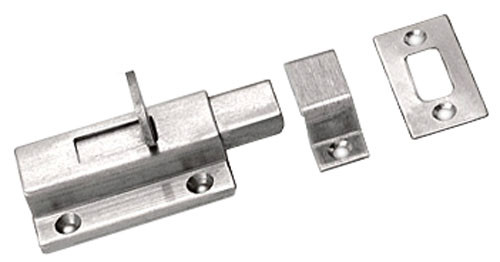 Catches, Latches & Bumpers | 304 Stainless Steel Slide Bolt (Satin) Catches, Latches & Bumpers Catches, Latches & Bumpers