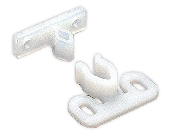 Catches, Latches & Bumpers | Adjustable Knuckle Catch- EACH (White) Catches, Latches & Bumpers Catches, Latches & Bumpers