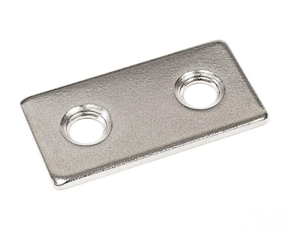 Catches, Latches & Bumpers | Counterplate – EACH (Nickel) Catches, Latches & Bumpers Catches, Latches & Bumpers