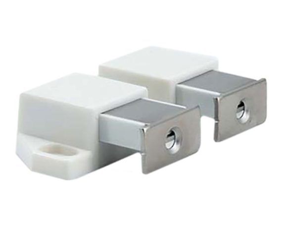 Catches, Latches & Bumpers | Magnetic Touch Latch- EACH (White) Catches, Latches & Bumpers Catches, Latches & Bumpers