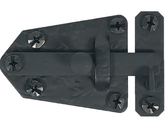 Catches, Latches & Bumpers | Rough Iron Cabinet Latch (Black) Catches, Latches & Bumpers Catches, Latches & Bumpers