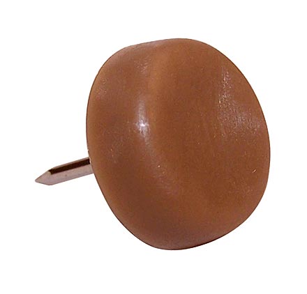 Glides, Levelers, Casters & Swivels | 3/4″ (19mm) Standard Nail Glide – EACH (Brown) Furniture Glides, Levelers, Casters & Swivels