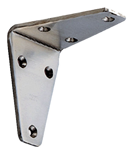 Leg Fittings & Corner Braces | 304 Stainless Steel 2-3/16″ (56mm) Angle Bracket (Satin) Furniture Leg Fittings & Corner Braces