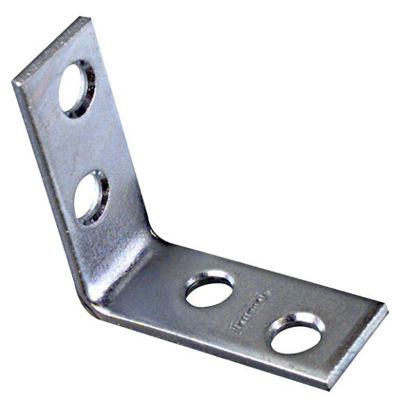 Leg Fittings & Corner Braces | National 115BC 1-1/2″ (38mm) Corner Brace – EACH (Zinc Plated) Furniture Leg Fittings & Corner Braces