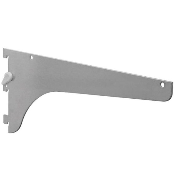 Shelf Brackets & Supports | 12″ (305mm) Single Slot Extra Heavy-Duty Shelf Bracket – EACH (Anochrome) Furniture Shelf Brackets & Supports