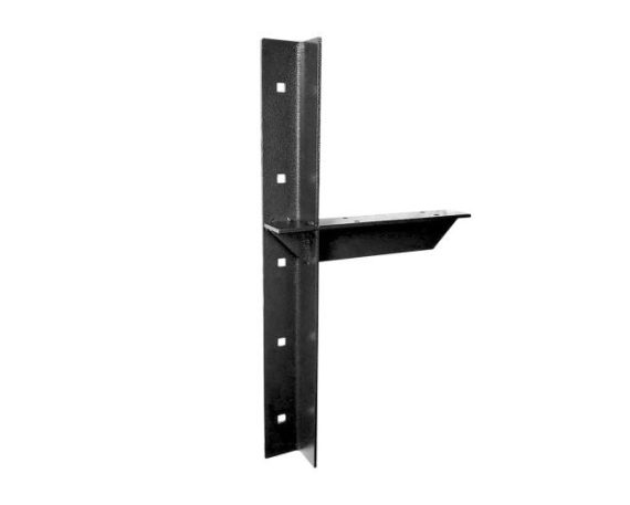 Shelf Brackets & Supports | 20″ (508mm) x 12″ (305mm) Concealed Extended Bracket – PAIR (Black) Furniture Shelf Brackets & Supports