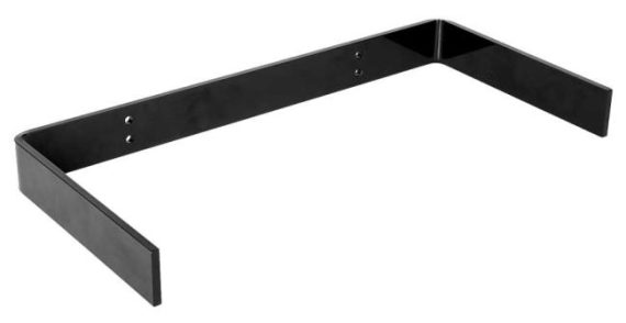 Shelf Brackets & Supports | 8″ (203mm) x 16-3/4″ (425mm) Hidden Shelf Support – EACH (Wrought Iron) Furniture Shelf Brackets & Supports