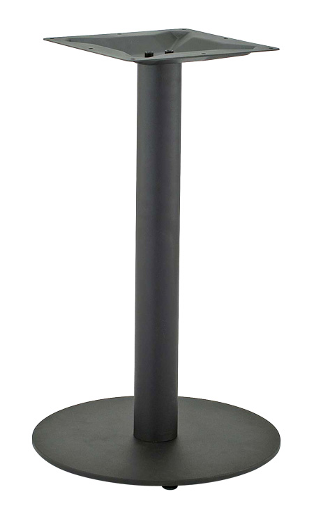 Table Bases & Desks | RFL-PC Series Olivia 21″ (533mm) Round Table Base with 3″ Column – EACH (Satin Black, Powder Coated) Furniture Table Bases & Desks