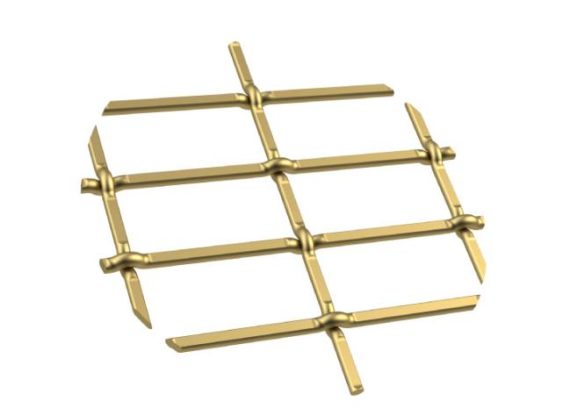 Wire Grilles and Decorative Cabinet Accents | Decorative Grilles 1″ x 0.5″ Flat Straight Weave – ” (0mm) x ” (0mm) Sheet Furniture Black-Flat/Brass-Antique/Brass-Satin/Copper/Nickel-Satin/Pewter-Antique/Stainless Steel