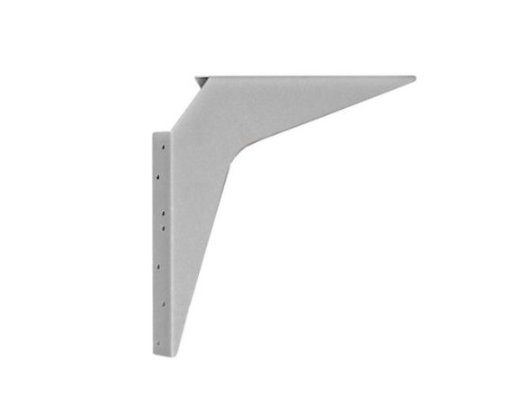 Workstation Brackets & Table Top Hardware | 8″ (203mm) x 12″ (305mm) Workstation Bracket – PAIR – White Furniture Shelf Brackets & Supports